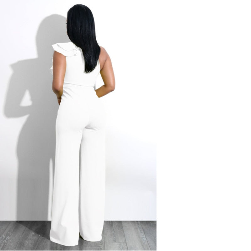FLUFFY RUFFLES JUMPSUIT