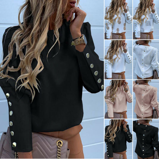 BUTTON BUTTON BLOUSE